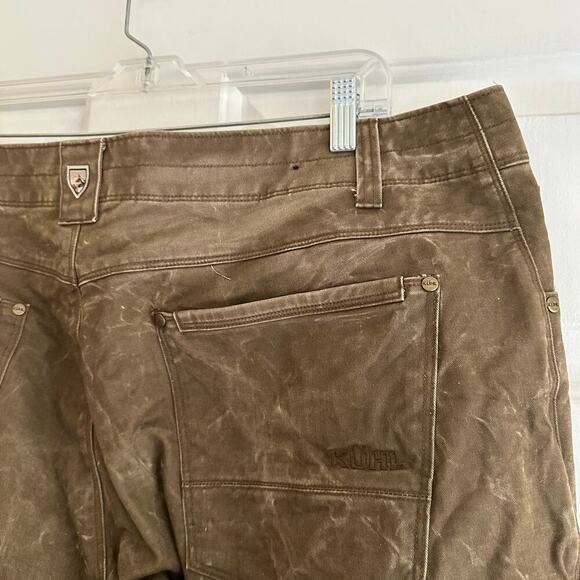 Kuhl Ryder Vintage Patina Dye Outdoor Work Cargo Revolvr Hiking Pants Sz 40 x 32 - Picture 3 of 11